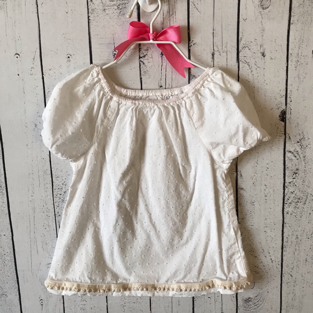 💕Size 4 Persnickety white top!